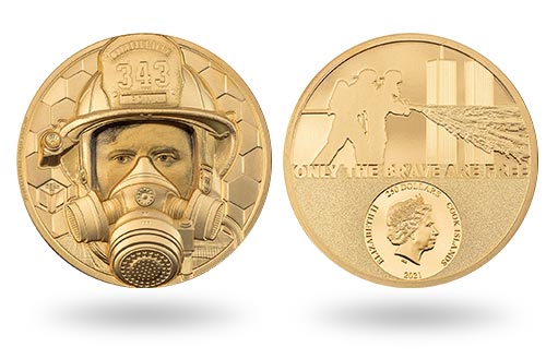 Острова Кука посвятили золотые монеты настоящим героям - пожарникам